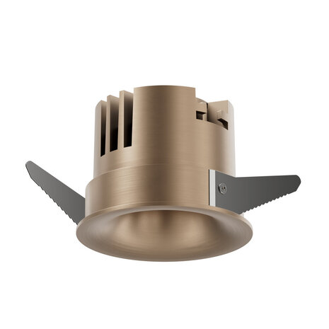 Lucide SNAXX – Einbaustrahler – Ø 6 cm – LED dimmbar – CCT – 1x12W 2700K/4000K – Champagnerfarbe | Premium