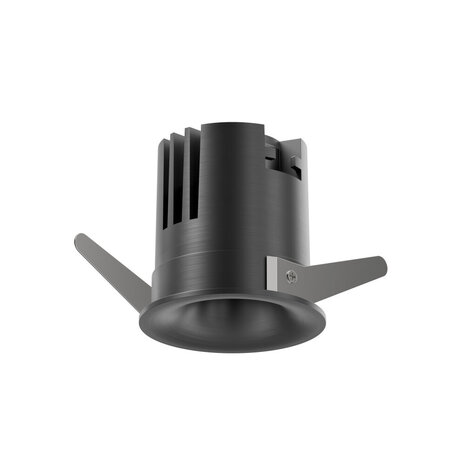 SNAX - Inbouwspot - Ø 6 cm - LED Dimb. - CCT - 1x8W 2700K/4000K - Mat zwart chroom | Premium