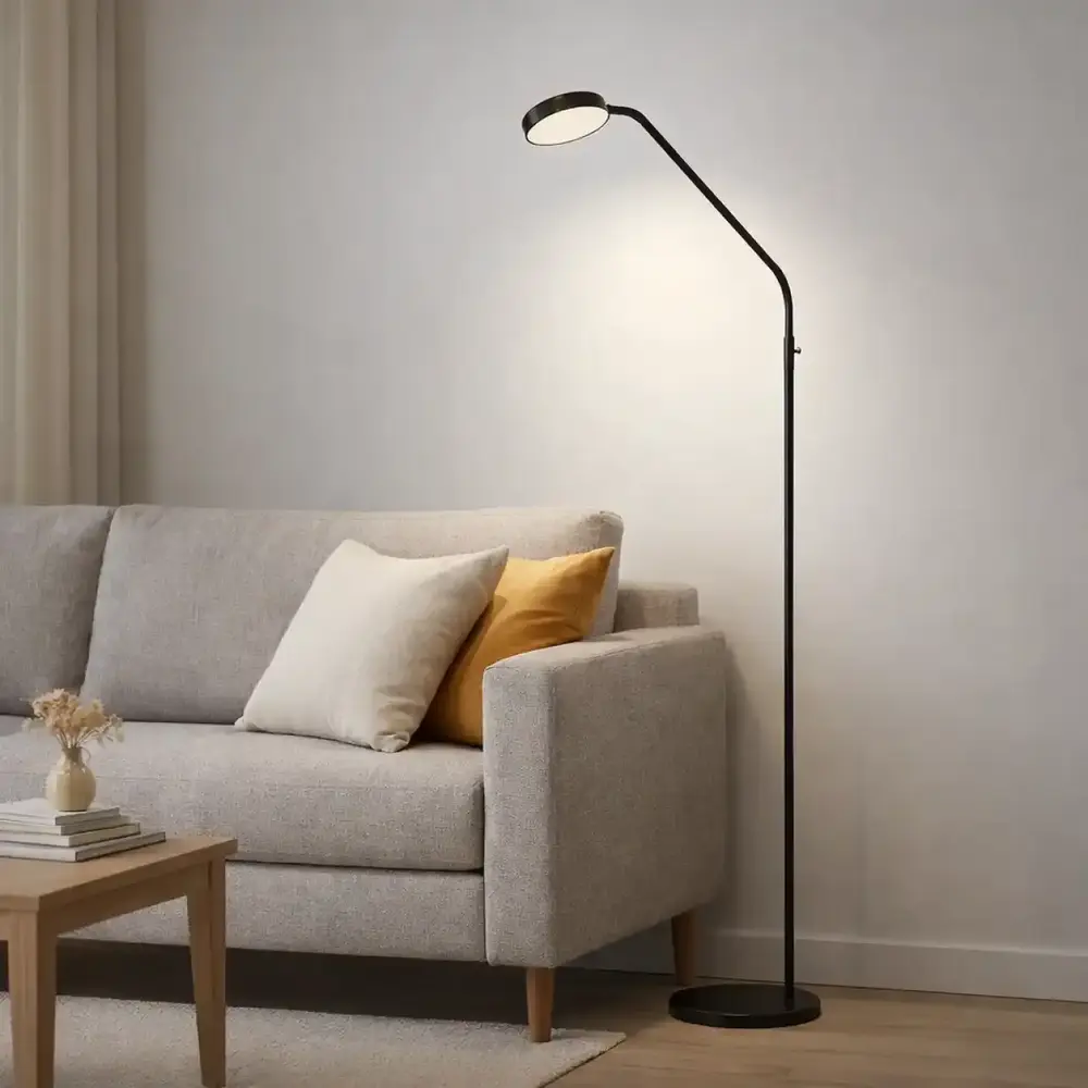 Expo Trading Stehleuchte Duuk, wiederaufladbar, H 166 cm, schwarz