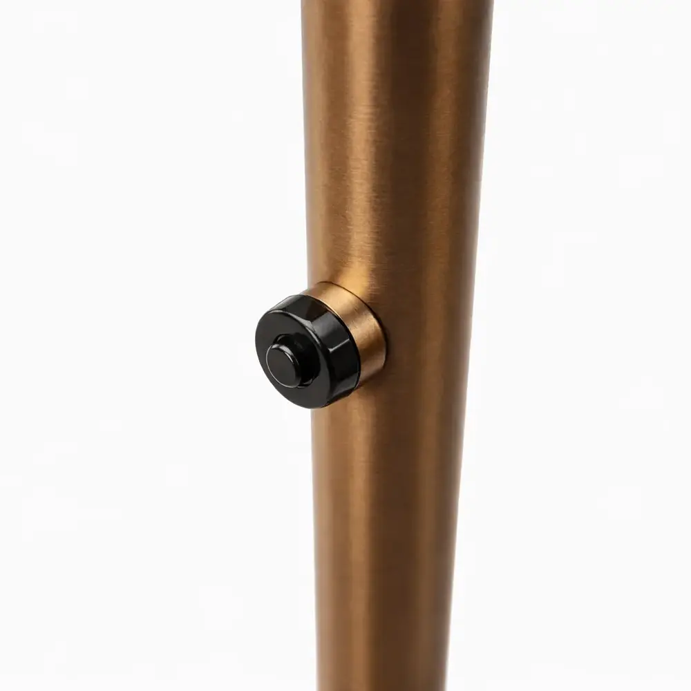 Expo Trading Stehleuchte Duuk wiederaufladbar H 166 cm Bronze