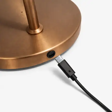 Expo Trading Stehleuchte Duuk wiederaufladbar H 166 cm Bronze