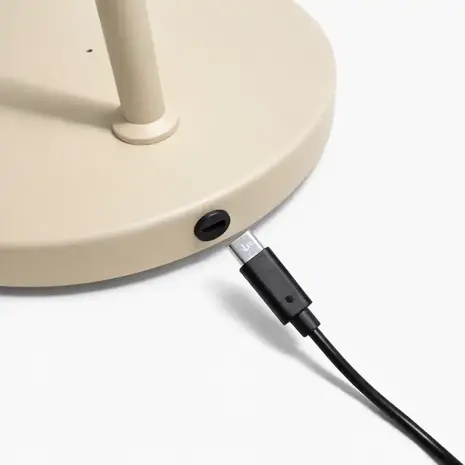 Expo Trading Stehleuchte Duuk wiederaufladbar H 166 cm beige