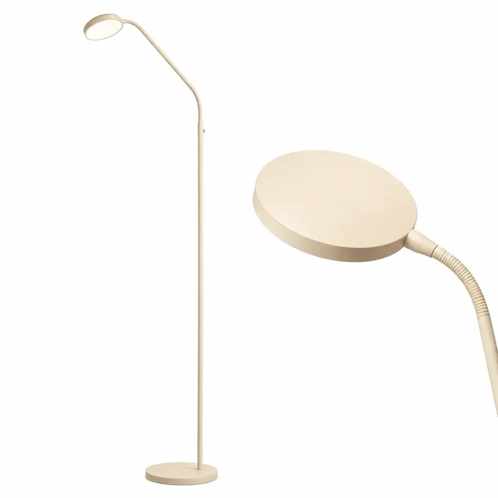Expo Trading Stehleuchte Duuk wiederaufladbar H 166 cm beige