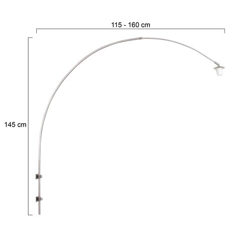 Steinhauer Wandleuchte Sparkled light 1481st Stahl