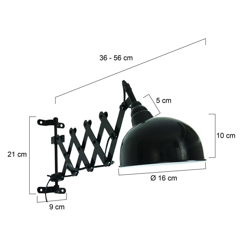 Steinhauer Wandleuchte yorkshire 7774 schwarz Steinhauer Wandleuchte yorkshire 7774 schwarz