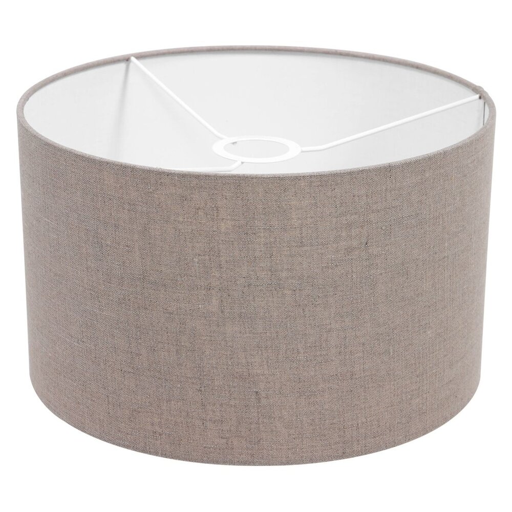 Steinhauer Wandleuchte prestige chic 8107 stahl schirm grau leinen