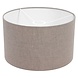 Steinhauer Wandleuchte prestige chic 8107 stahl schirm grau leinen