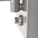 Steinhauer Wandleuchte prestige chic 8107 stahl schirm grau leinen