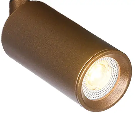Freelight Spot Scolo 1 Licht Ø 10 cm Bronze Gold