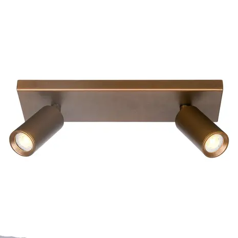 Freelight Spot Scolo 2-flammig L 28 cm Bronze Gold