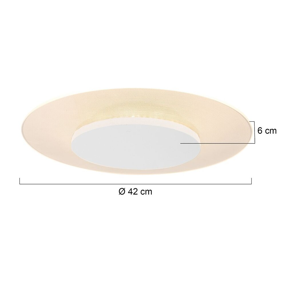 Steinhauer Deckenleuchte LED 7799w weiß