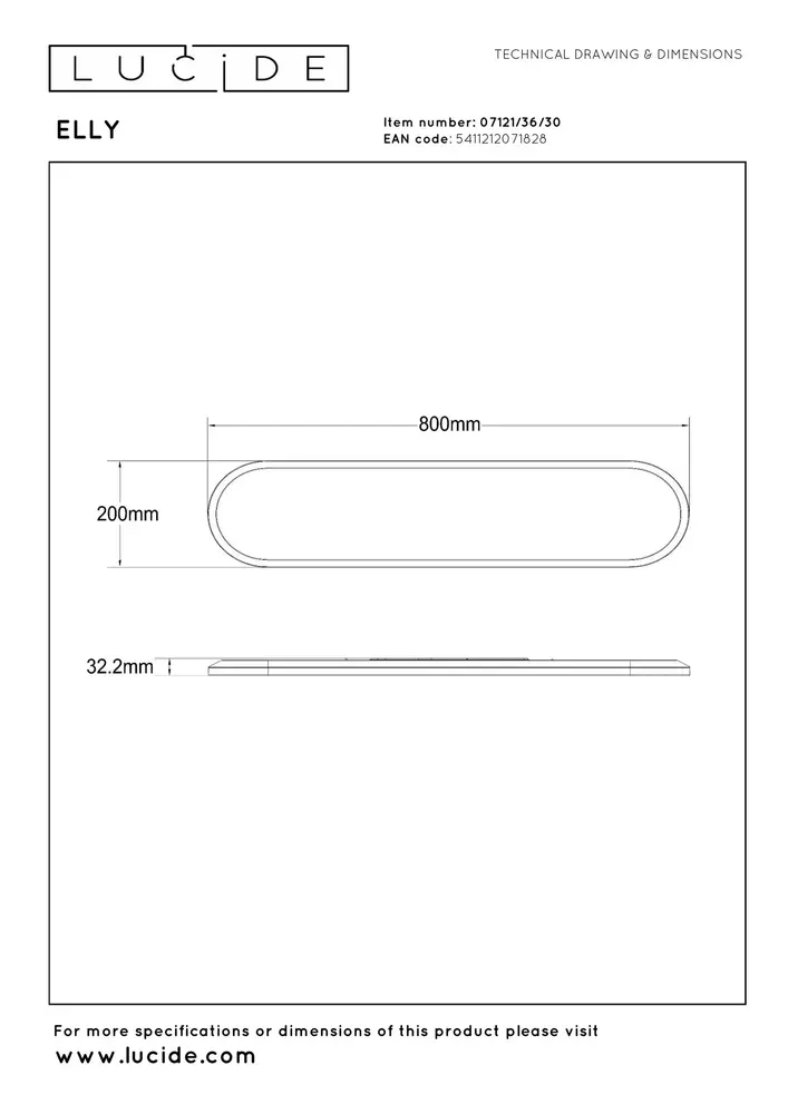 Lucide ELLY - Deckenleuchte - LED Dimb. - CCT - 1x36W 2700K/4000K - Opal Lucide ELLY - Deckenleuchte - LED Dimb. - CCT - 1x36W 2700K/4000K - Opal