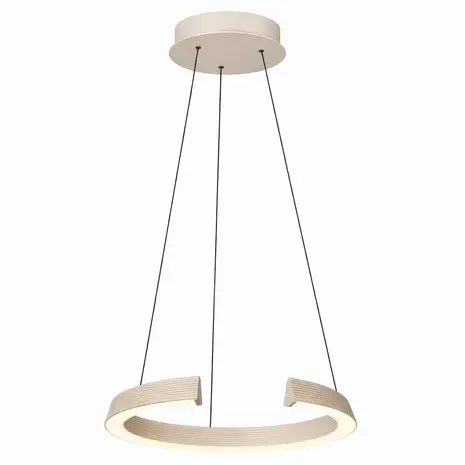 Freelight Hängelampe Cavallo Ø 50 cm Comfortlift Bronze Gold