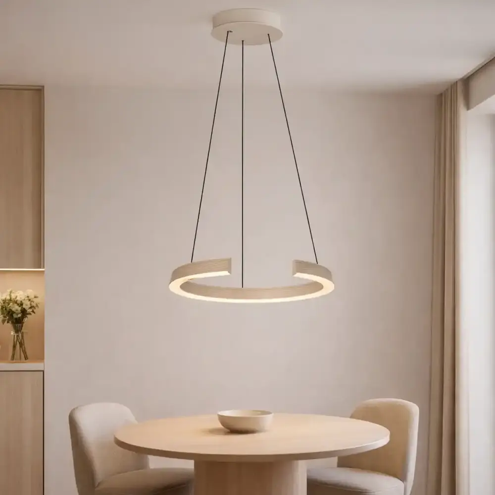 Freelight Hängelampe Cavallo Ø 50 cm Comfortlift Bronze Gold