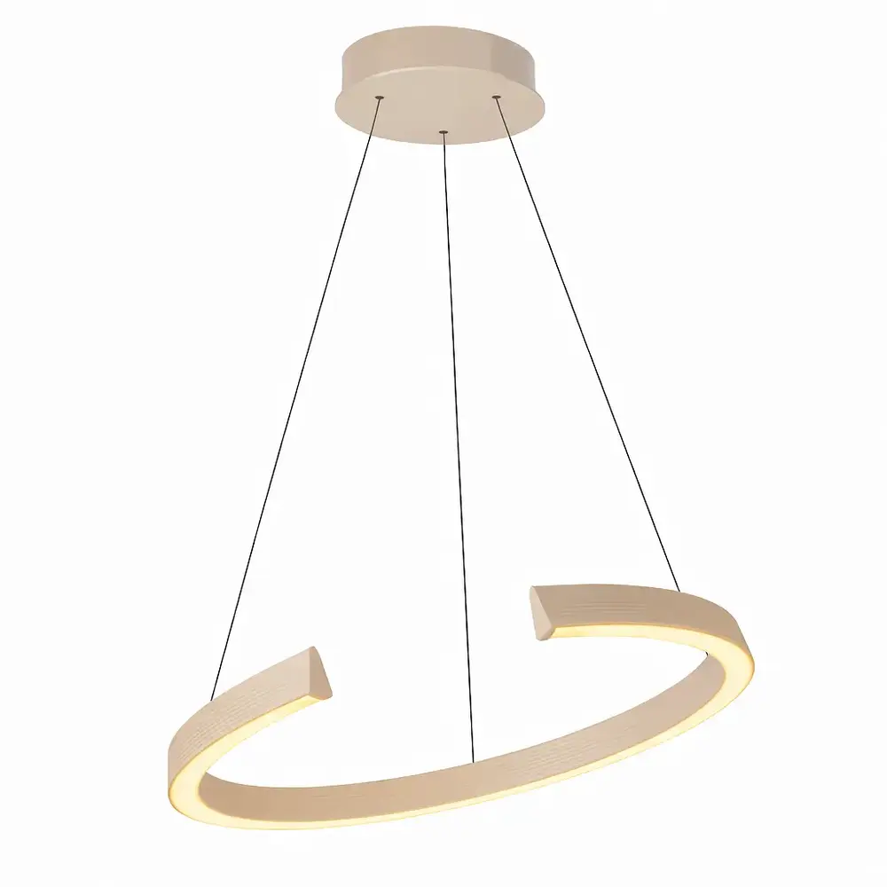 Freelight Hängelampe Cavallo Ø 65 cm Comfortlift beige