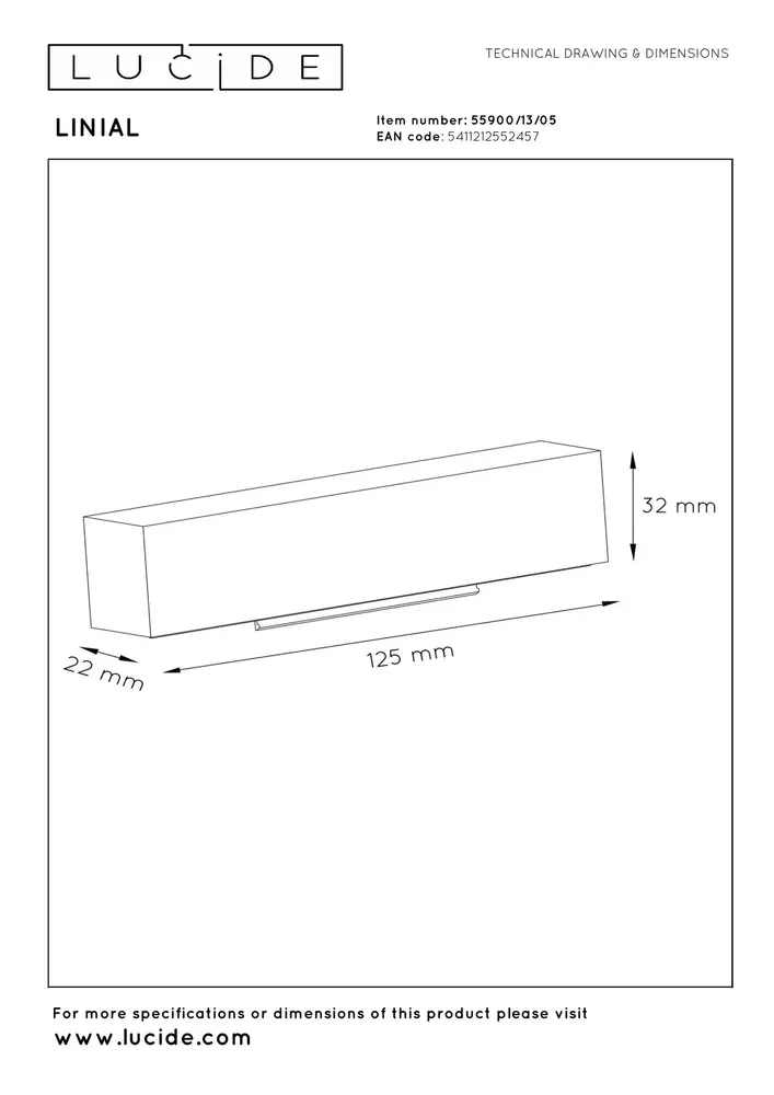 Lucide LINIAL Abzweigdose & Klemmenblock - 1 Phase Schienensystem / Schienenbeleuchtung Champagne