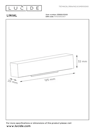 Lucide LINIAL Abzweigdose & Klemmenblock - 1 Phase Schienensystem / Schienenbeleuchtung Champagne