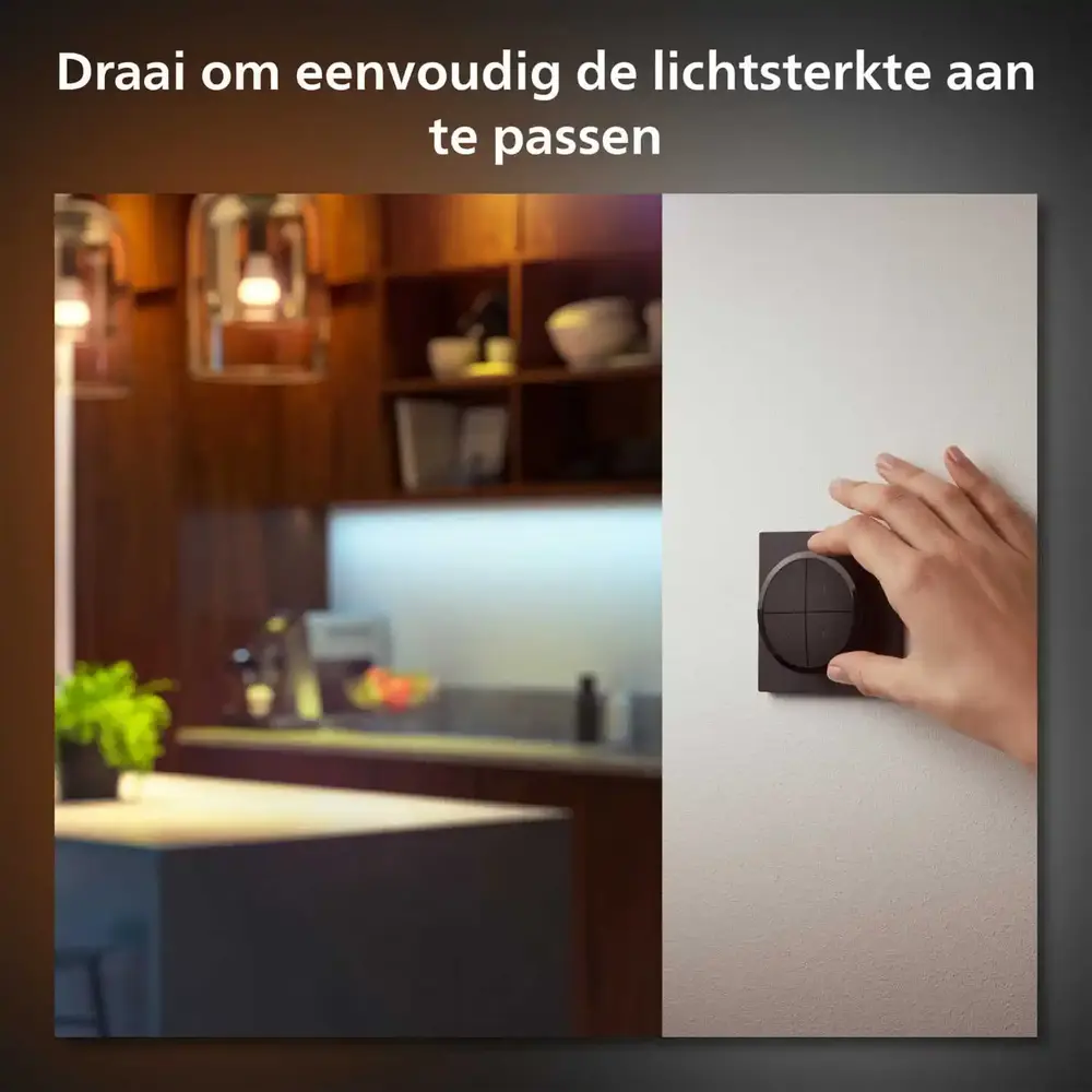 Philips HUE Tap-Wahlschalter, schwarz Philips HUE Tap-Wahlschalter, schwarz