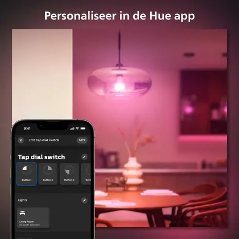 Philips HUE Tap-Wahlschalter, schwarz Philips HUE Tap-Wahlschalter, schwarz