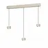 Hängelampe Cosmo 3-flammig L 90 cm Komfortlift beige Hängelampe Cosmo 3-flammig L 90 cm Komfortlift beige