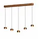 Freelight Hängelampe Cosmo 5-flammig L 120 cm Komfortlift Bronze Gold Freelight Hängelampe Cosmo 5-flammig L 120 cm Komfortlift Bronze Gold