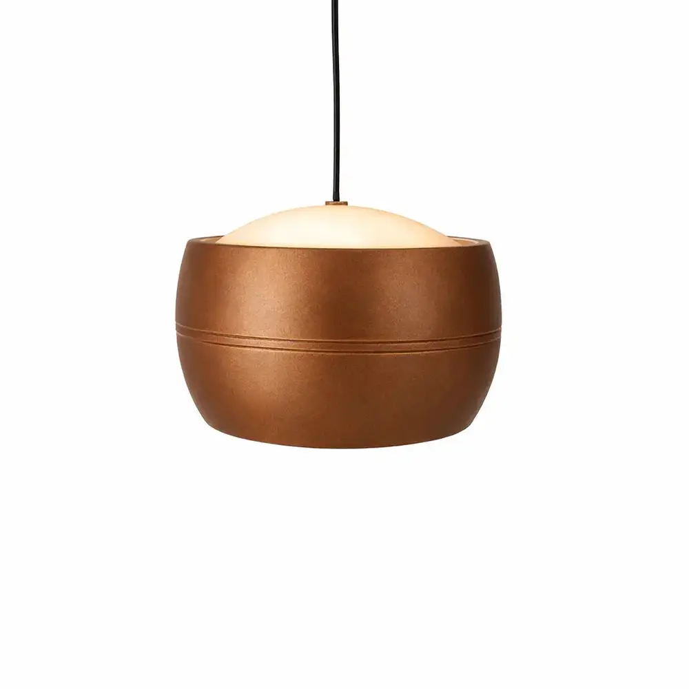 Freelight Hängelampe Cosmo 3-flammig Ø 35 cm Komfortlift Bronze Gold Freelight Hängelampe Cosmo 3-flammig Ø 35 cm Komfortlift Bronze Gold