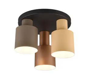 Trio Leuchten Deckenleuchte Agudo 3-flammig Ø 30 cm schwarz Trio Leuchten Deckenleuchte Agudo 3-flammig Ø 30 cm schwarz