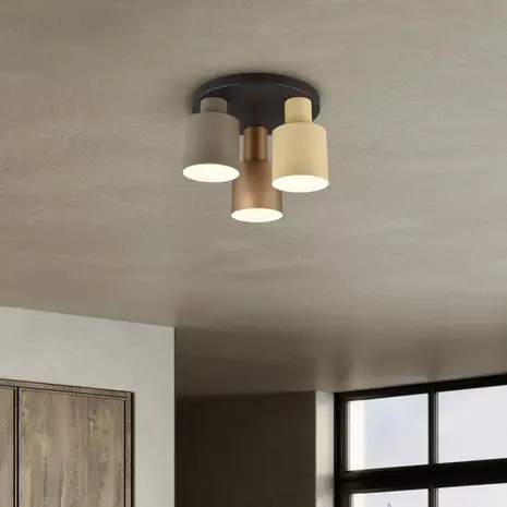 Trio Leuchten Deckenleuchte Agudo 3-flammig Ø 30 cm schwarz Trio Leuchten Deckenleuchte Agudo 3-flammig Ø 30 cm schwarz