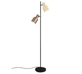 Trio Leuchten Stehleuchte Agudo 2-flammig H 16,1 cm schwarz Trio Leuchten Stehleuchte Agudo 2-flammig H 16,1 cm schwarz