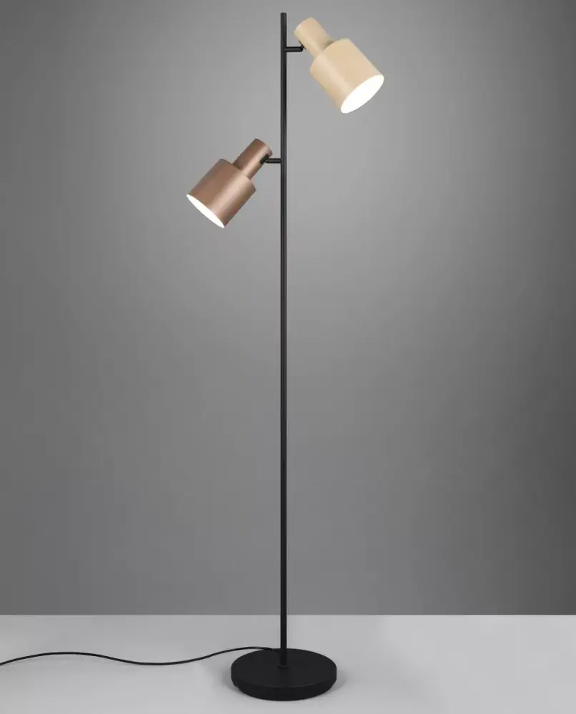 Trio Leuchten Stehleuchte Agudo 2-flammig H 16,1 cm schwarz Trio Leuchten Stehleuchte Agudo 2-flammig H 16,1 cm schwarz