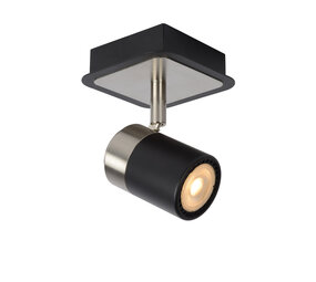 Lucide LENNERT - Deckenstrahler - LED dimmbar - GU10 - 1x5W 3000K - Schwarz