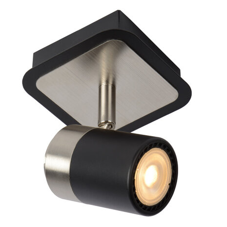 Lucide LENNERT - Deckenstrahler - LED dimmbar - GU10 - 1x5W 3000K - Schwarz