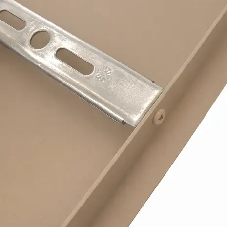 Highlight Ovale Deckenplatte, 140 x 50 cm, ohne Löcher, beige