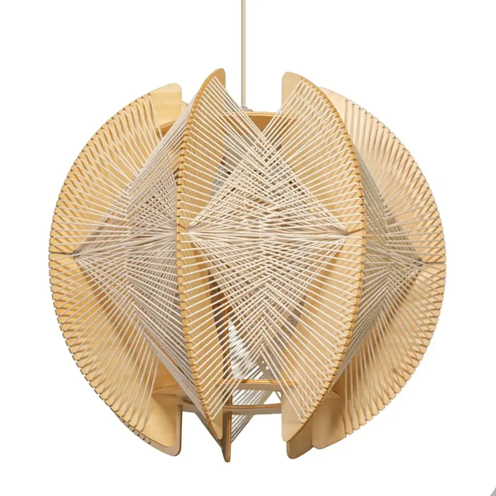 Expo Trading Hängelampe Jessica Ø 50 cm cremefarben Expo Trading Hängelampe Jessica Ø 50 cm cremefarben