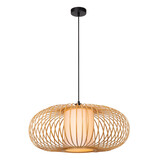 Lucide THULINE – Hängelampe – Ø 60 cm – 1xE27 – Helles Holz | Essential Lucide THULINE – Hängelampe – Ø 60 cm – 1xE27 – Helles Holz | Essential