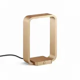 Artdelight Tischleuchte Modesto H 20 cm champagnerfarben