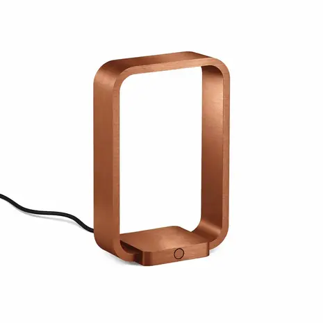 Artdelight Tafellamp Modesto H 20 cm koper brons