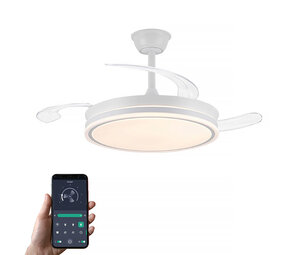 CristalRecord Deckenventilator EVO weiß WIFI Ø 106 cm weiß