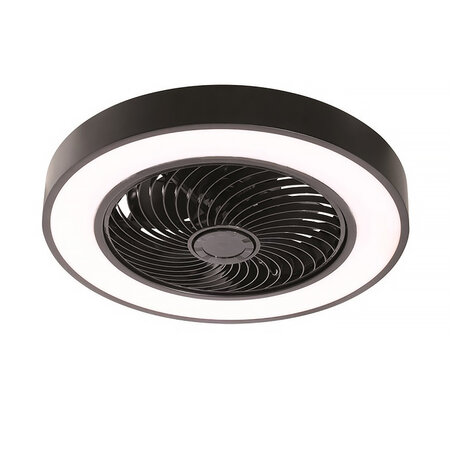 Freelight Deckenventilator Fiato Ø 50 cm schwarz