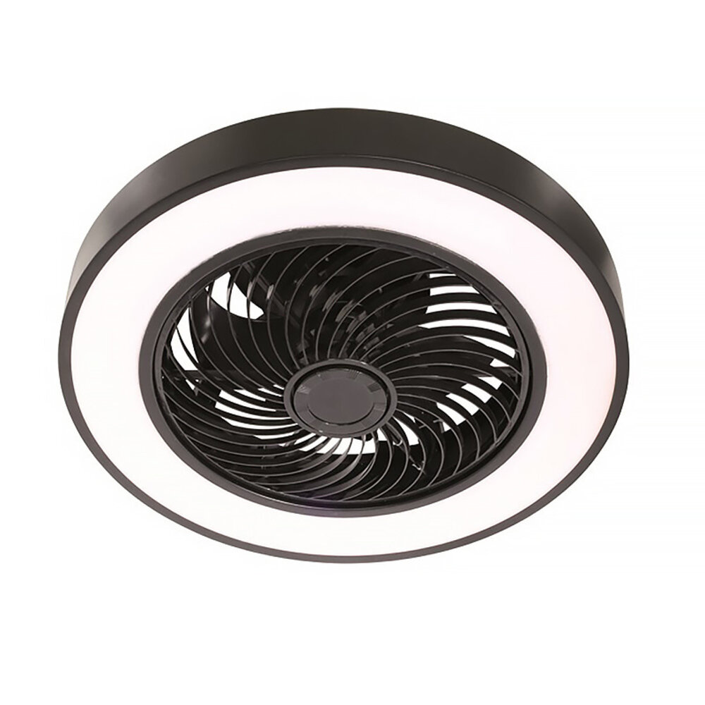Freelight Deckenventilator Fiato Ø 50 cm schwarz