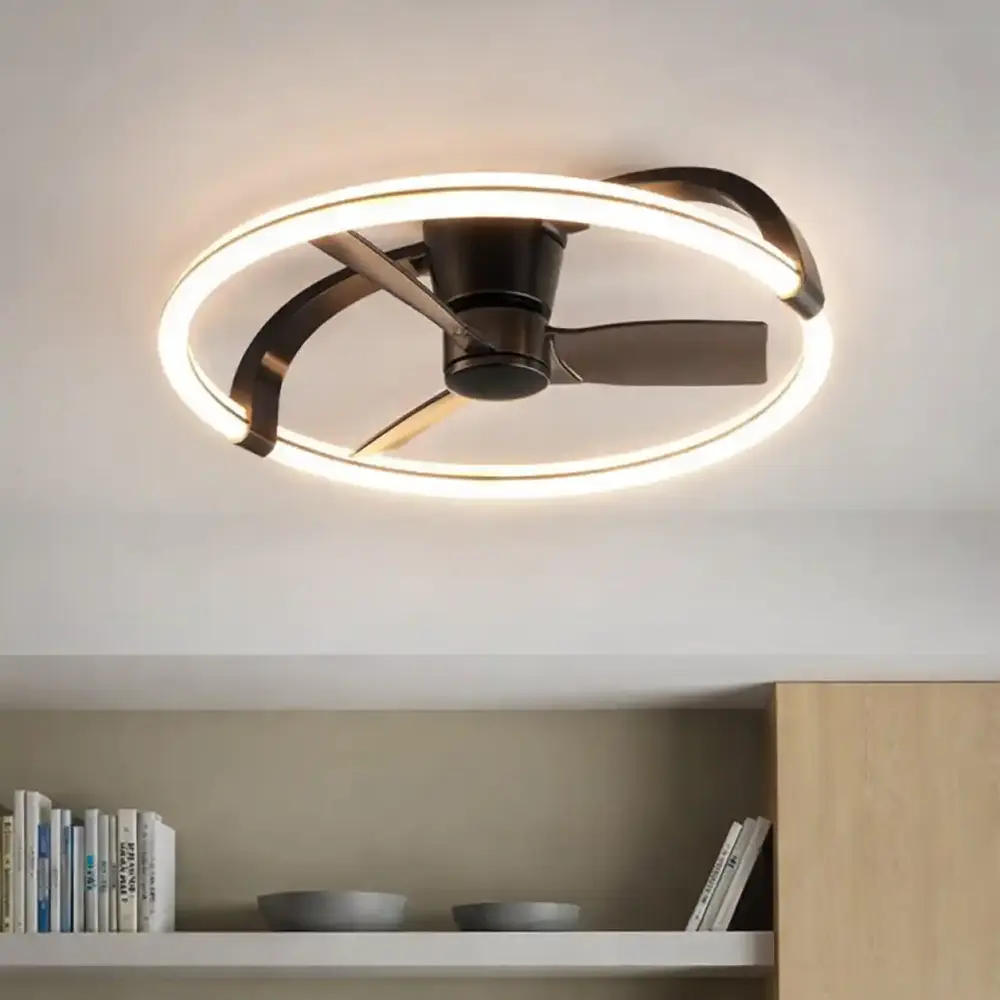 Trio Leuchten Deckenventilator Stockholm Ø 74 cm, schwarz