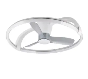 Trio Leuchten Plafondventilator Stockholm Ø 74 cm wit