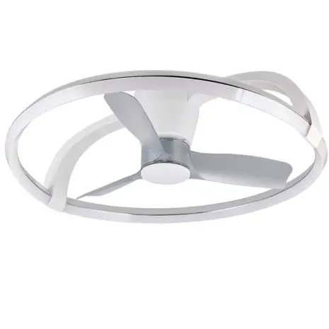 Trio Leuchten Deckenventilator Stockholm Ø 74 cm, weiß