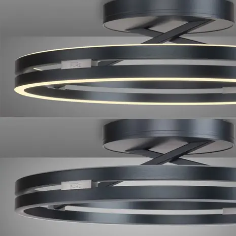 Neuhaus PURE Deckenleuchte Loop Ø 60 cm dunkelgrau