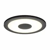 Highlight Deckenleuchte Black Sun Ø 26 cm, schwarz