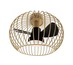 Ylumen Deckenventilator Wire Ø 40 cm beige schwarz Ylumen Deckenventilator Wire Ø 40 cm beige schwarz