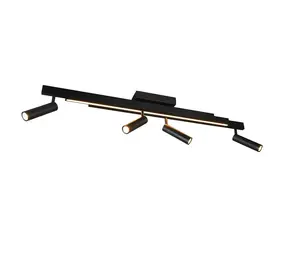 Trio Leuchten Hängelampe Zeno 4-flammig L 85 cm schwarz Trio Leuchten Hängelampe Zeno 4-flammig L 85 cm schwarz