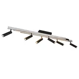 Trio Leuchten Hängelampe Zeno 6-flammig L 112,5 cm grau