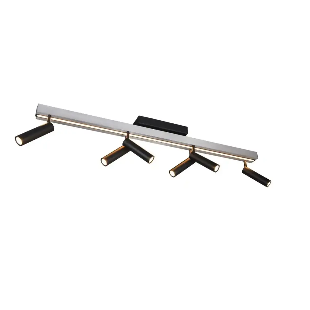 Trio Leuchten Hängelampe Zeno 6-flammig L 112,5 cm grau Trio Leuchten Hängelampe Zeno 6-flammig L 112,5 cm grau