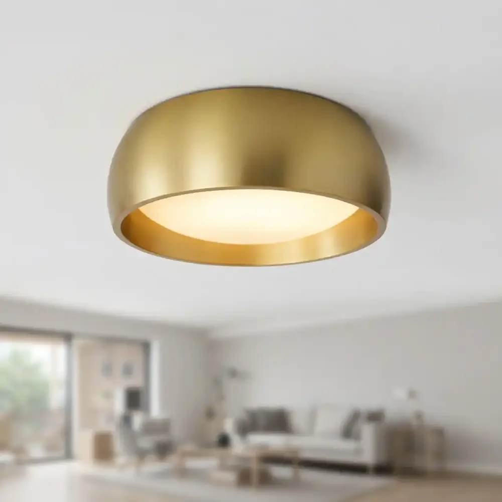 Artdelight Deckenleuchte Montana Ø 15 cm, Gold